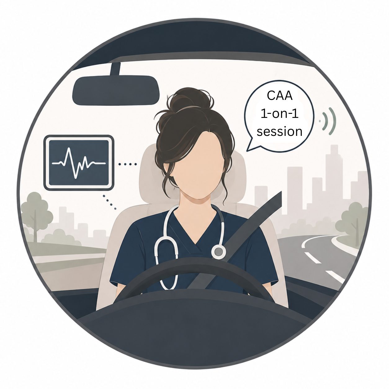 Morning Drives with AnesthesiaSal: Free 1-on-1 CAA Mentorship.
